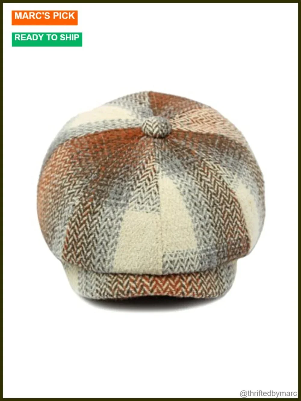 Classic Newsboy Flat Cap Gatsby Ivy Cabbie Hat - Polyester Stretch